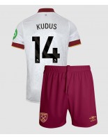 West Ham United Mohammed Kudus #14 Alternativní dres pro děti 2024-25 Krátký Rukáv (+ trenýrky)